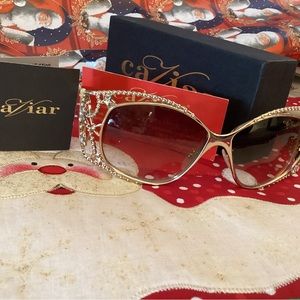 Caviar Sunglasses Champagne Series